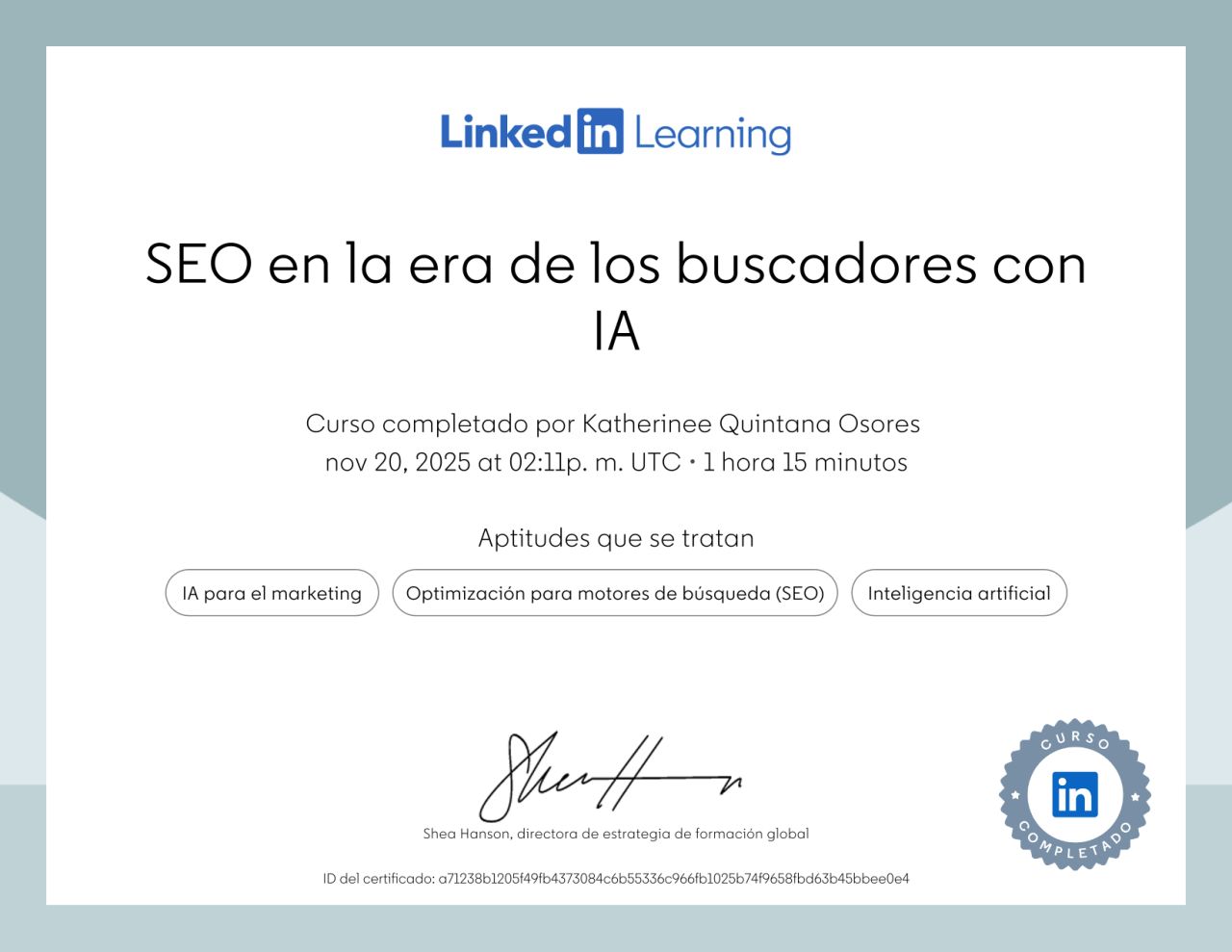 Certificado IA